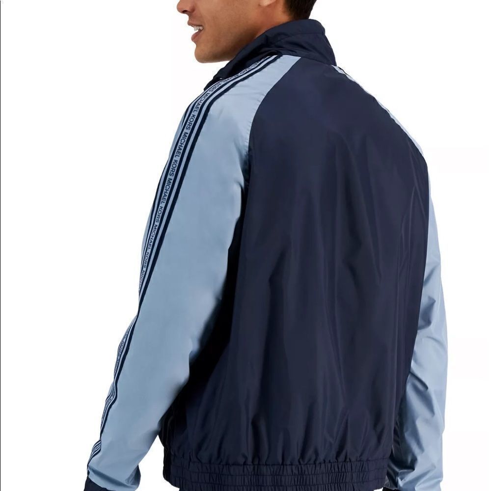 MICHAEL KORS Men's Colorblocked Track Jacket XL - Picture 5 of 8